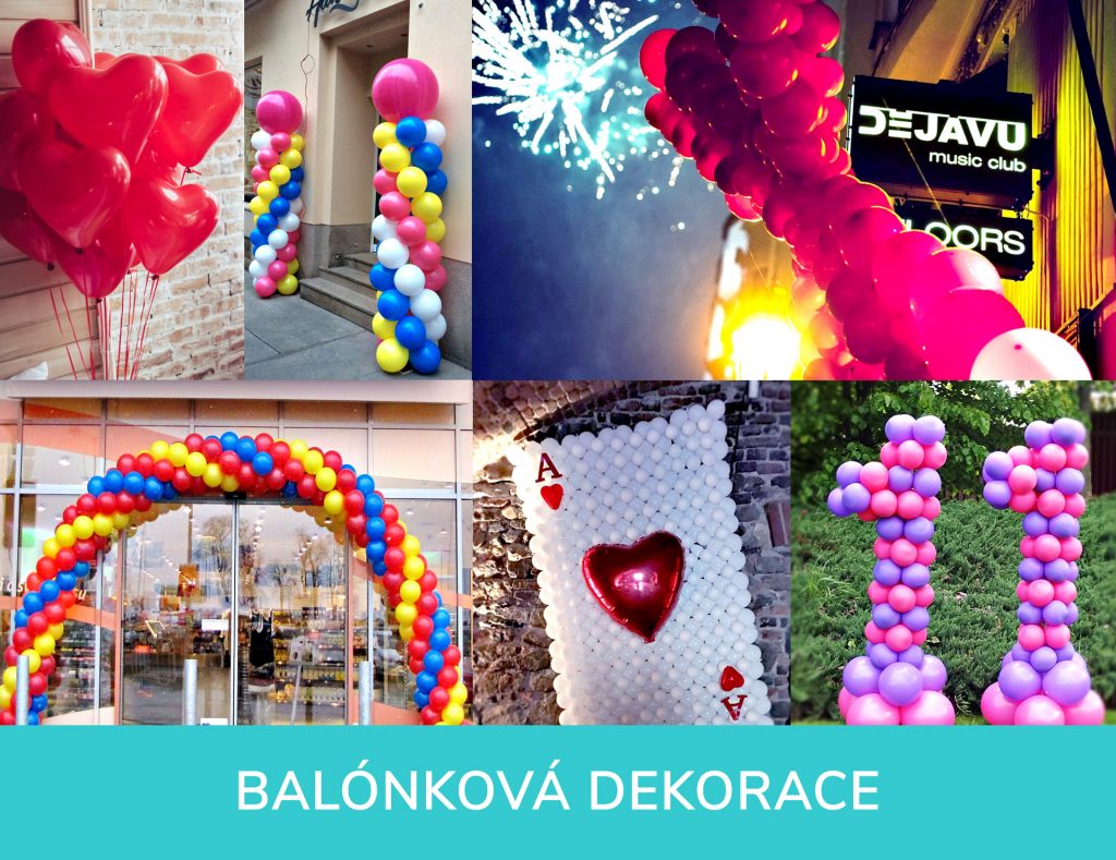 Balónková dekorace od Balondekor.cz pro každou firemní akci i narozeninovou oslavu